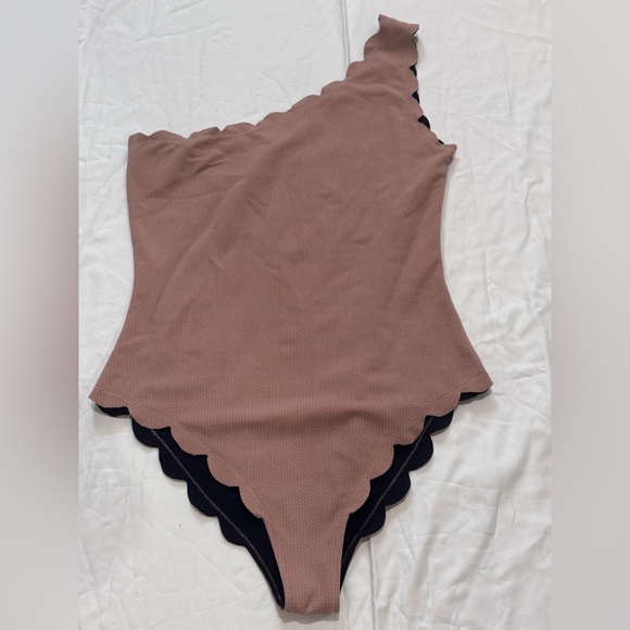 Marysia Swim Textured Bikini in Black and Pink - Picture 1 of 6